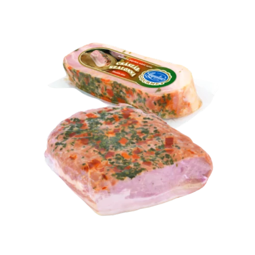 Gyulai snidlinges, paprikás rakott császárszalonna 805