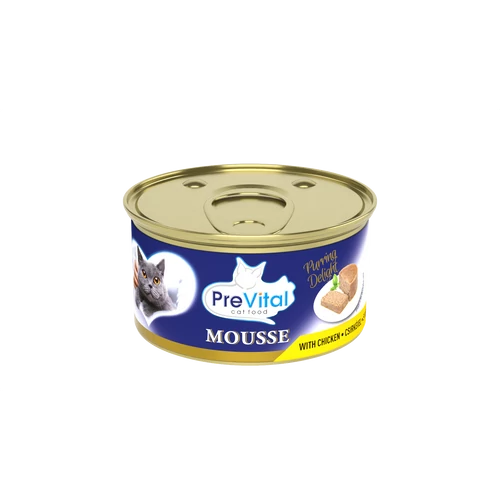 PreVital mousse macska konzerv 85g csirkés felnőtt