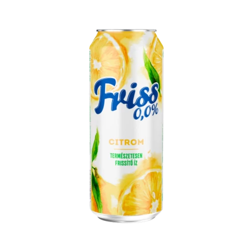 Friss 0,0% Citrom doboz 0,5l DRS