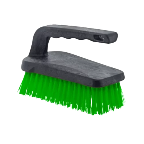 Fogantyús súrolókefe zöld (B994)