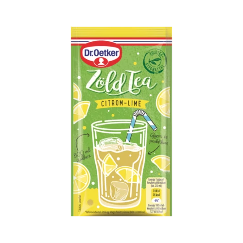 Dr.Oetker Zöld Tea citrom-lime 40g