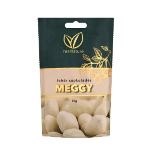 Real Nature fehércsokis meggy 75g