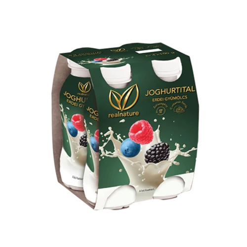 Real Nature erdei gyümölcs joghurtital 4x100g
