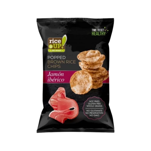 Rice Up 120g rizs Chips Ibériai Sonkás