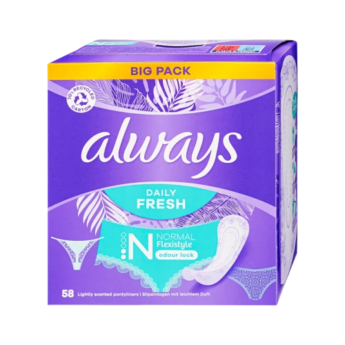 Always tiszt.betét 58 db Normal Fresh Scent