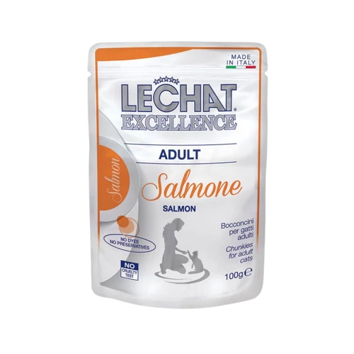 LeChat Excellence 100g macskaeledel Lazac