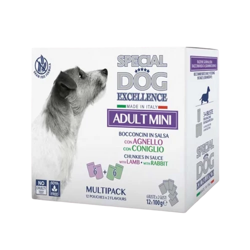 Special Dog Excellence 12x100g multipack pástétom bárány/nyúl