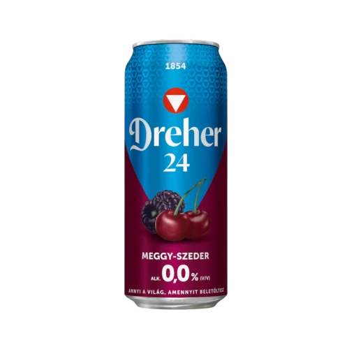 Dreher24 0,5l 0% meggy-szeder dobozos sör DRS