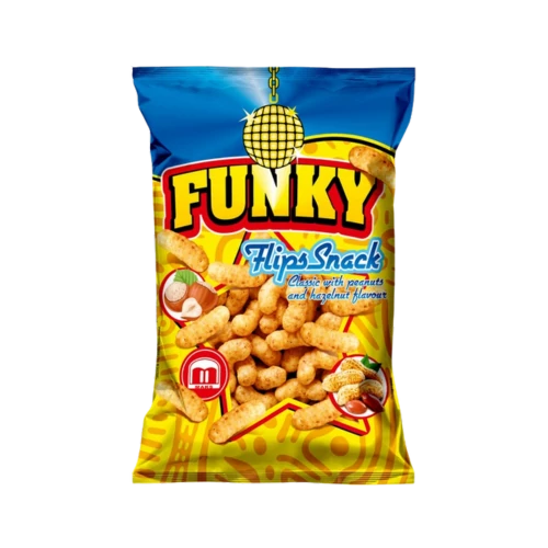Fripsy Funky földimogyorós és mogyoró ízű snack 80g