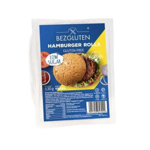 Bezgluten hamburger zsemle 130g