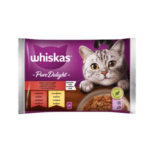 Whiskas 4x85g ALUpack Húsos Menü