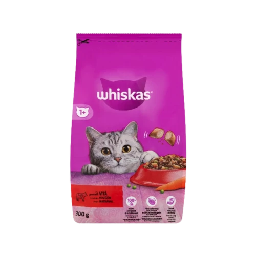 Whiskas 300g száraz eledel Marha