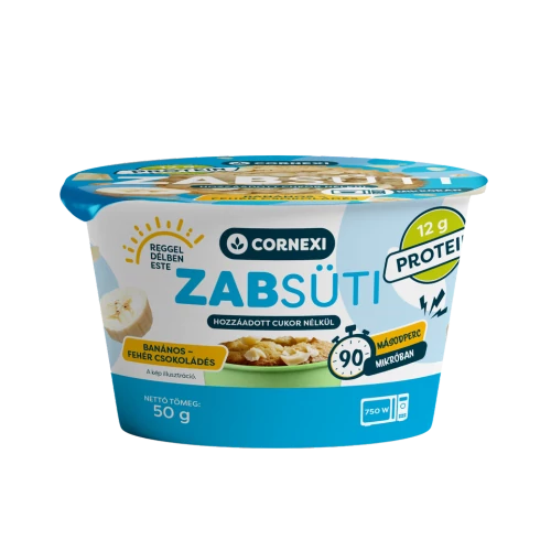 Cornexi proteines zabsüti banán-fehércsoki poharas 55g