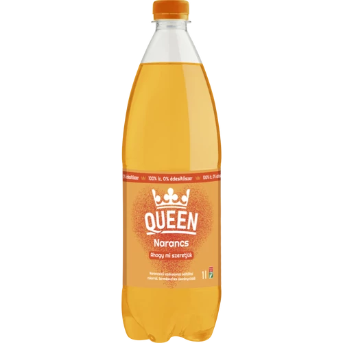 Queen Narancs 1l dús cukor DRS