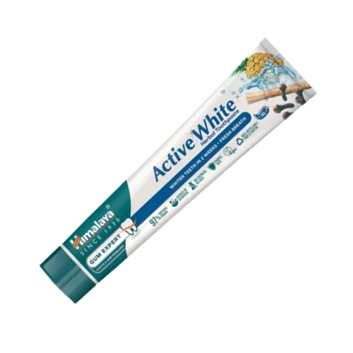 Himalaya Active White fogfehérítő, frissítő fogkrém gél 75ml