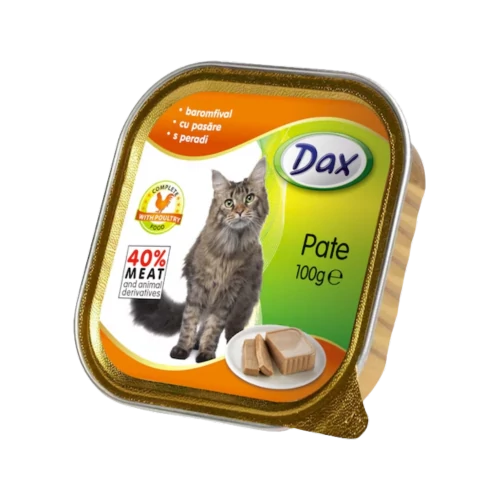Dax macskaeledel csirkés paté 100g alucup 40% hústartalommal