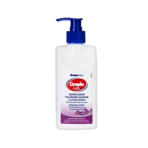 Bradolife 350ml fertőtlenítő szappan Levendula