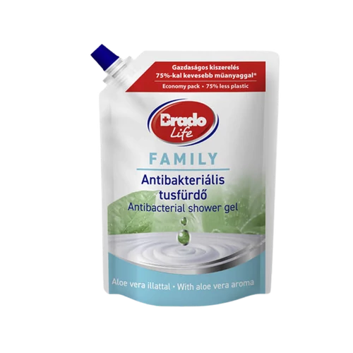 Bradolife antibakteriális tusfürdő 800ml ut.family