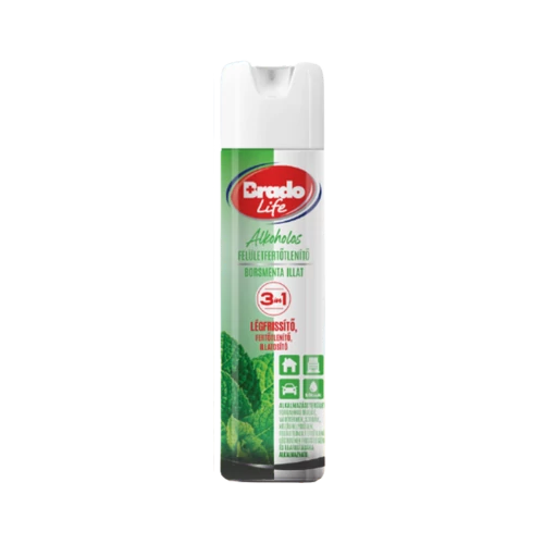Bradolife felületfertőtlenítő és légfrissítő 300ml Borsmenta