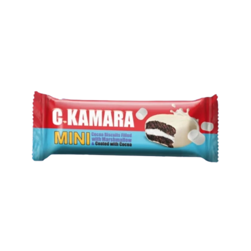 Kamara Mini fehér bevonóval mártott kókusz ízű habc.márt.piskóta 40g