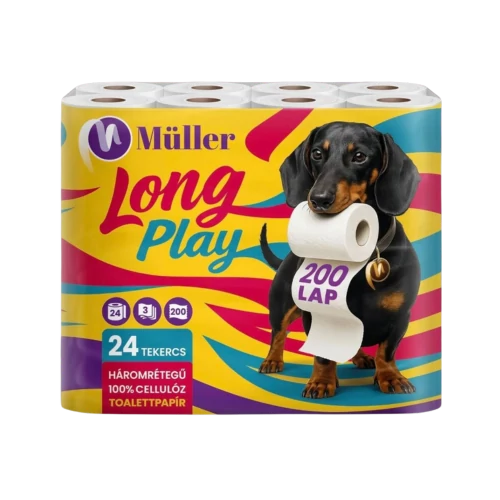Müller toalettpapír 24tek. 3rtg. LongPlay