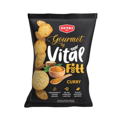 Detki Vital Fitt Gourmet kréker curry 100g