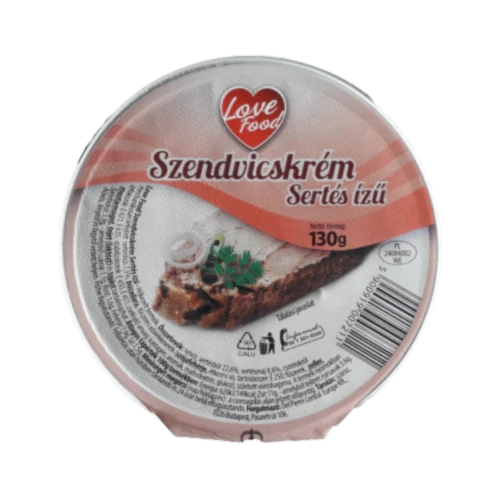 Love Food szendvicském 130g sertés ízű