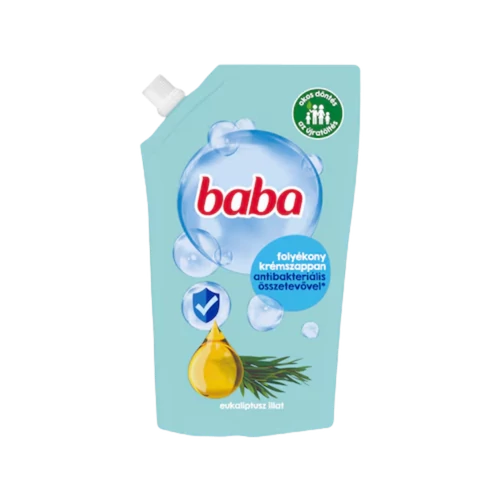 Baba foly.szapp.500ml Antibakteriális eukaliptusz
