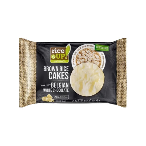 RiceUp! fehércsokoládéval bevont rizs tallér 30g