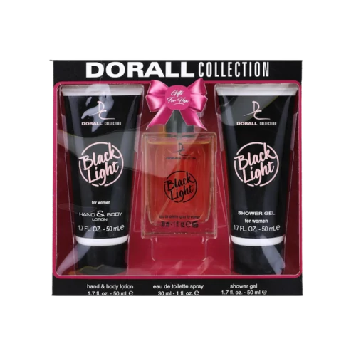 DORALL női díszdobozos Black Light 3db-os