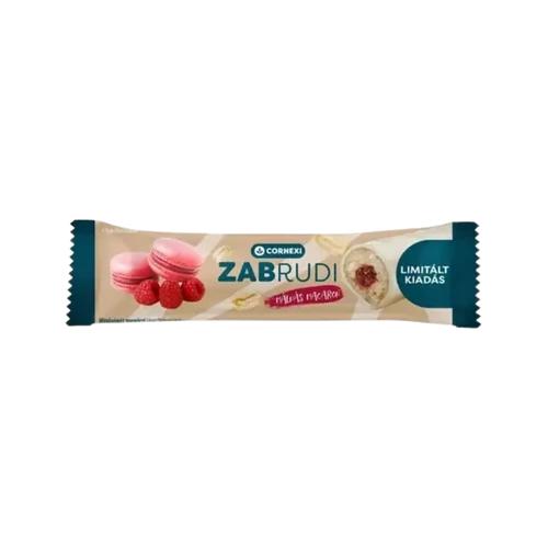 .Cornexi zabrudi 30g Macaron ízű málnás töltelékkel jogh.bev.