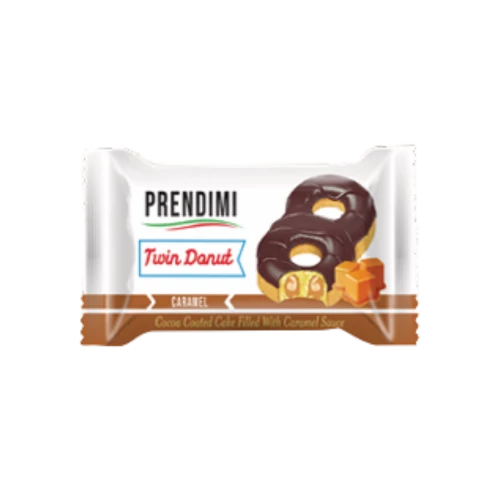 Prendimi Twin Dunat piskóta 40g Karamellás