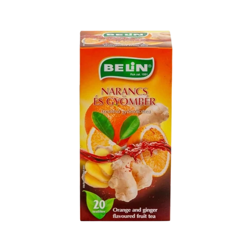 Belin narancsos gyömbérers  tea 20x2g filteres