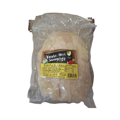 Vecsési Hasáb- Savanyú káposzta fej 1kg tasakos