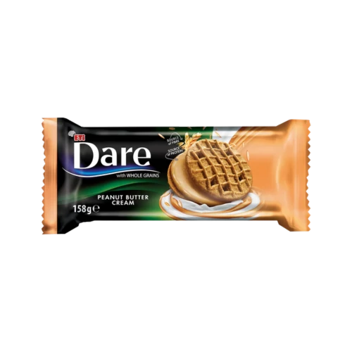 Dare teljes kiőrlésű keksz mogyoróvajas 158g