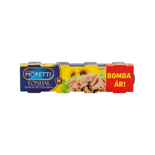 Moretti tonhal napraforgóolajban 4x80g