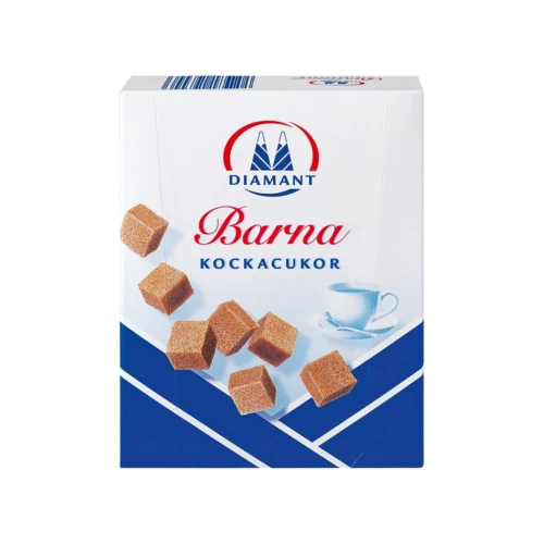 Diamant kockacukor barna 500g