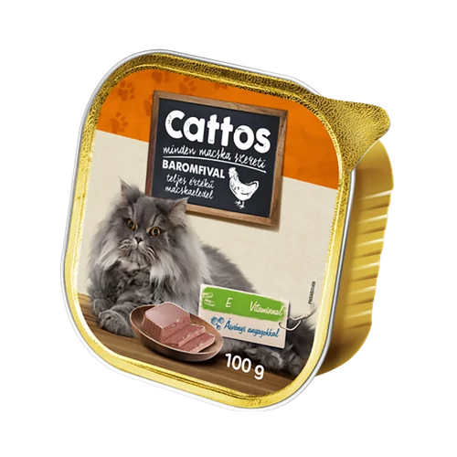 Cattos macskaeledel 100g alutasakos baromfi
