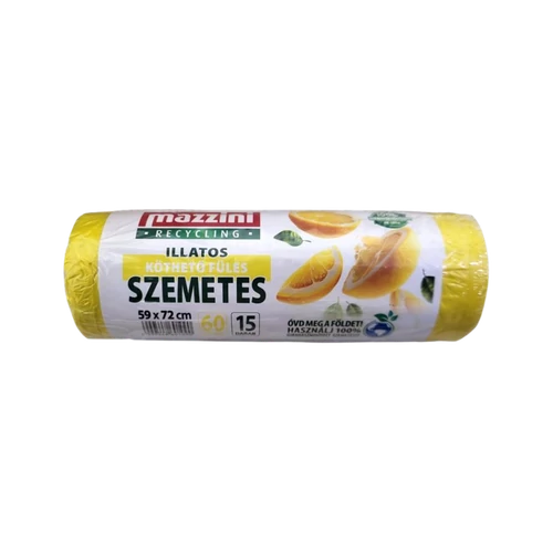 Mazzini köthető füles szemetes 60l Citrus illat