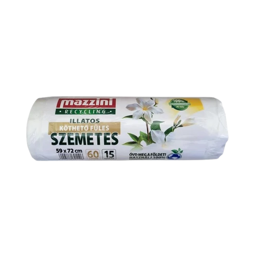 Mazzini köthető füles szemetes 60l Virág illat