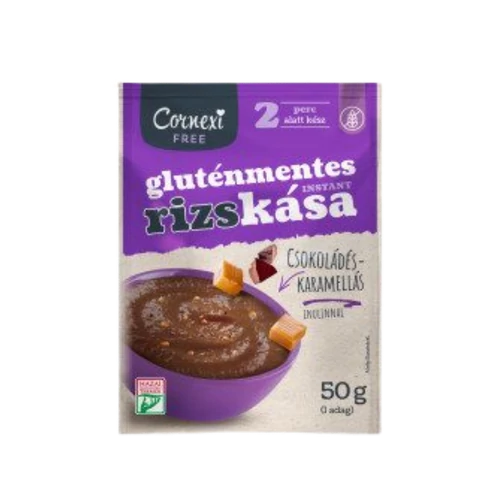 Cornexi Rizskása 50g Csokoládé-karamella GM