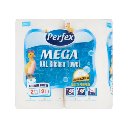 Perfex Mega kéztörlő fehér 80lap