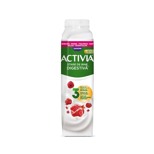 Activia joghurt ital 320g málna-gránátalma