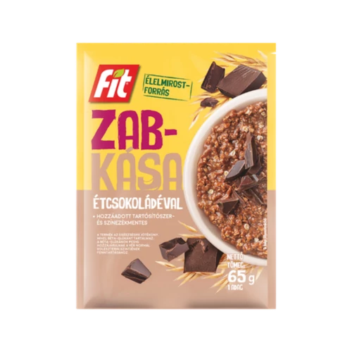 FIT reggeli zabkása étcsokoládéval 65g