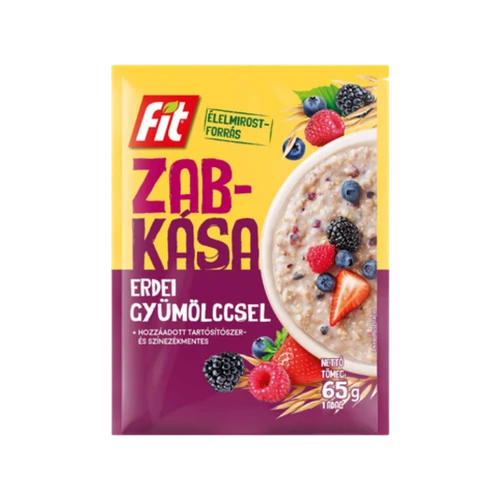 FIT reggeli zabkása erdei gyümölcsökkel 65g