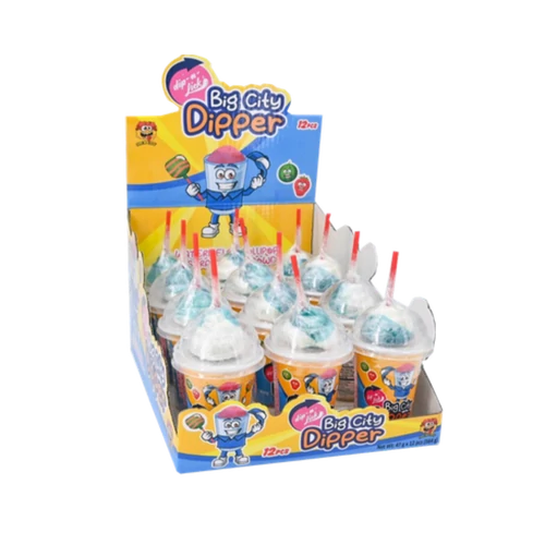 Candy Dipper nyalóka csésze formájú mártogatóval 47g