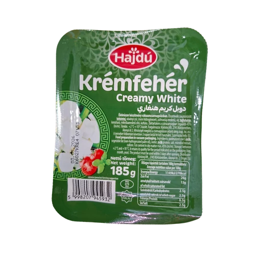 Hajdú krémfehér 185g növényi zsír