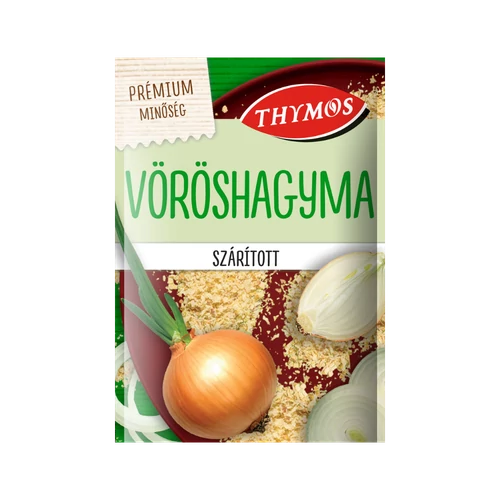 Thymos vöröshagyma szárított,darabos pehely 15g