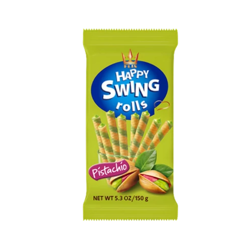 Happy Swing pisztácia ízű ostyarúd 150g
