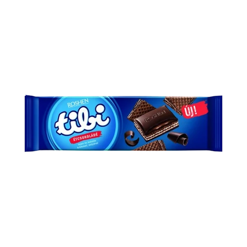 Tibi étcsokoládé 265g tejkrémmel és ostyával